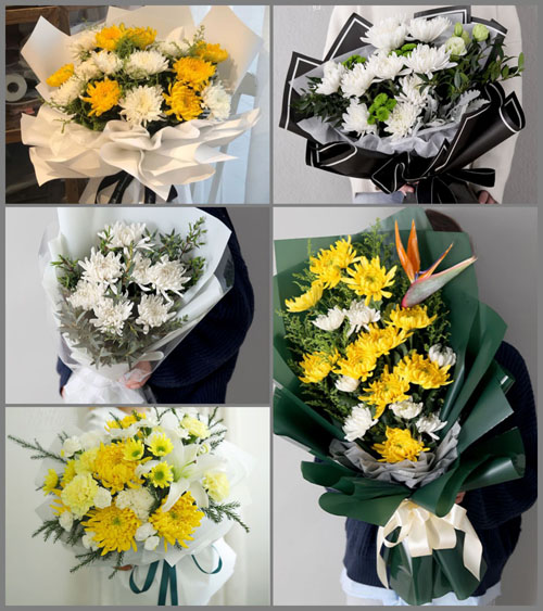 安徽蚌埠市怀远县鲍集镇张姚村白事花束代送